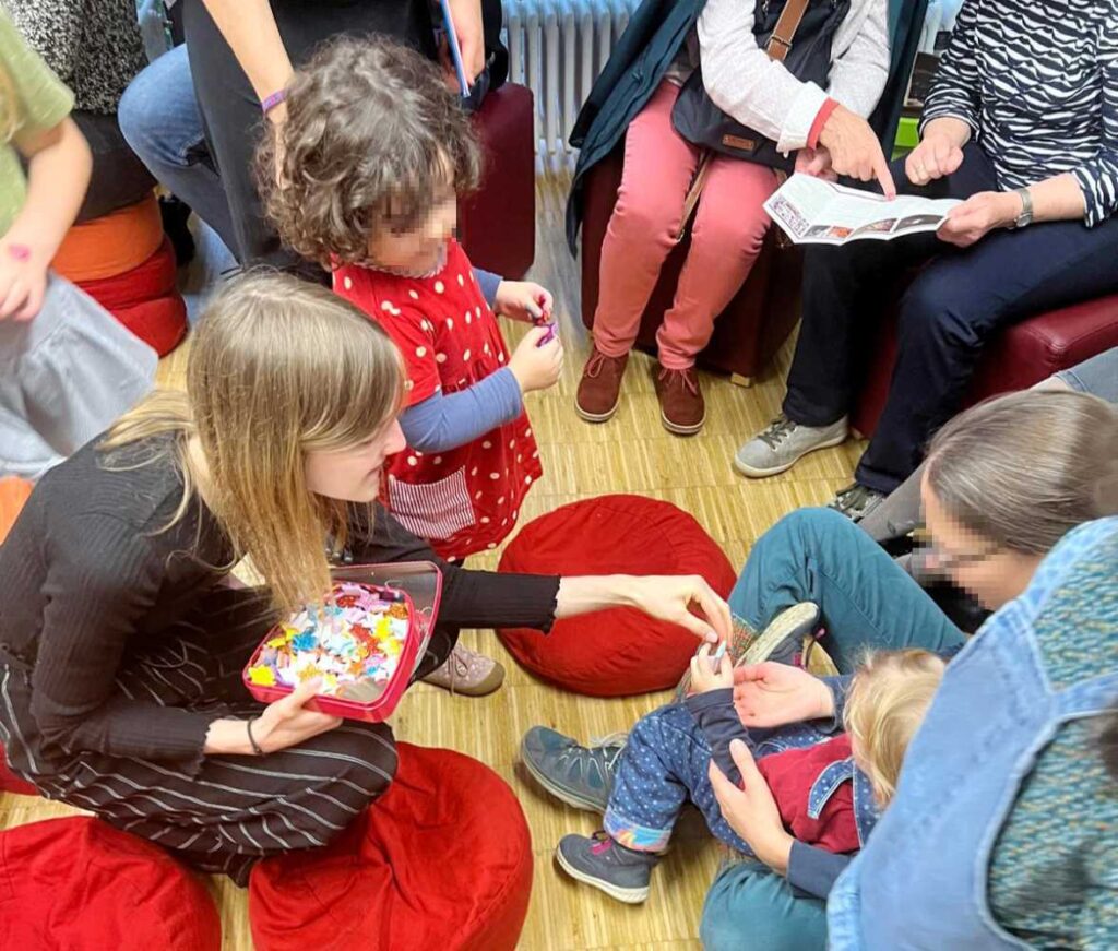 Sofia bei der Vorlesung